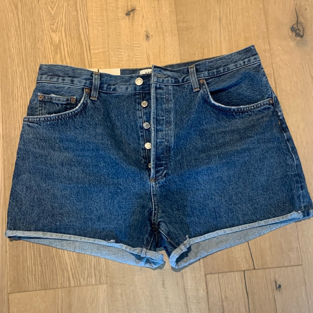 Agolde Dee denim shorts